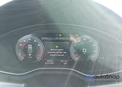 2025 Audi A5 Sportback Premium 45 Tfsi S Line Quattro S Tronic from USA, damaged, VIN WAUDACF59SA016775